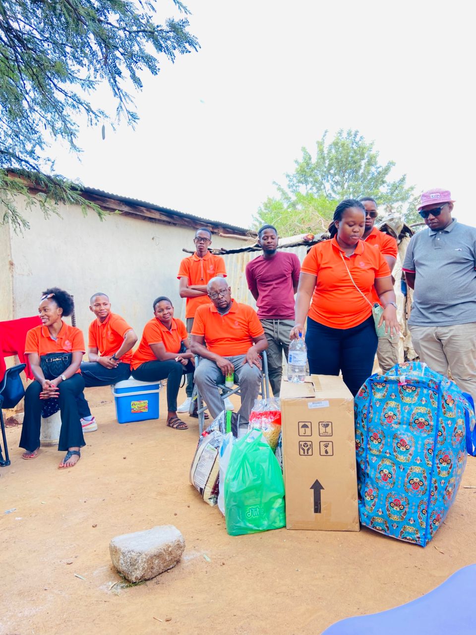 Selemo team with community donations